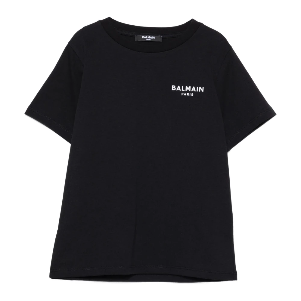 Balmain Men's Black Crew Neck T-Shirt