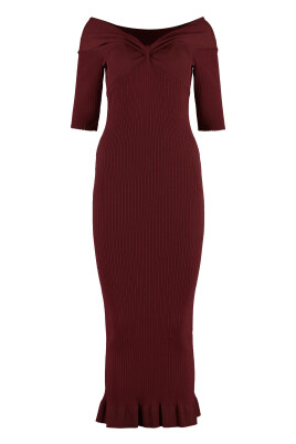 ribbed-knit-midi-dress-with-off-the-shoulder-neckline