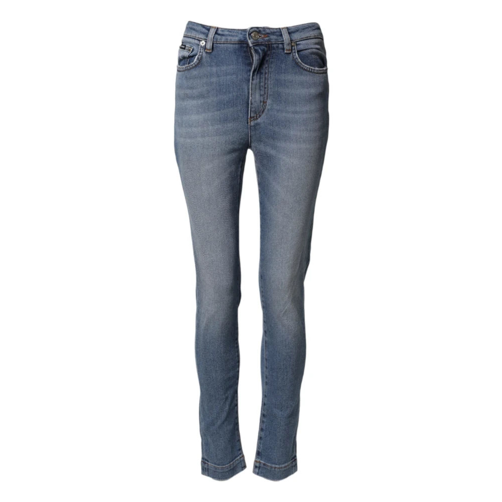 Dolce & Gabbana Women's Blue Skinny Denim Trouser Jeans