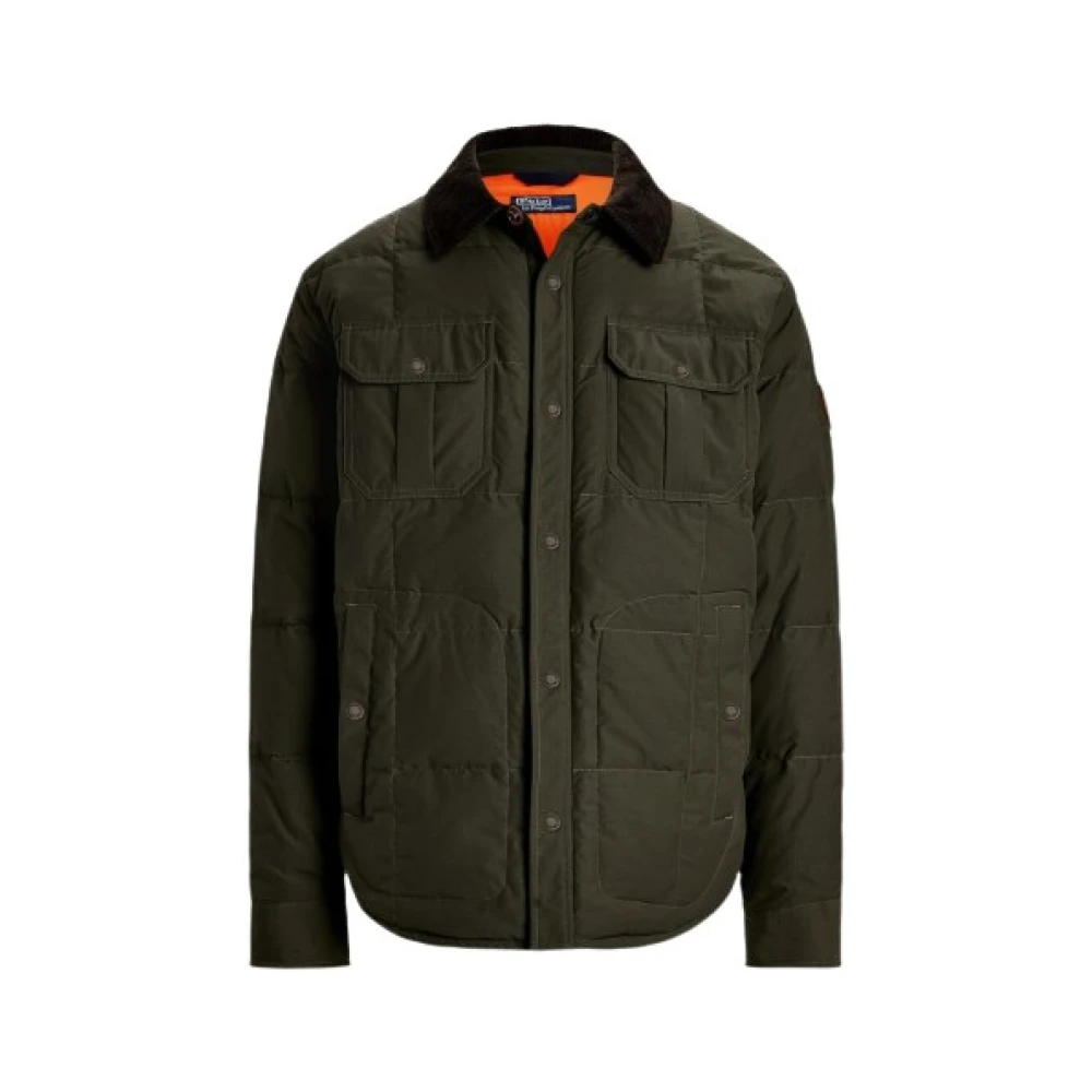 Polo Ralph Lauren Gewatteerde Ripstop en Fleece Jas Green Heren