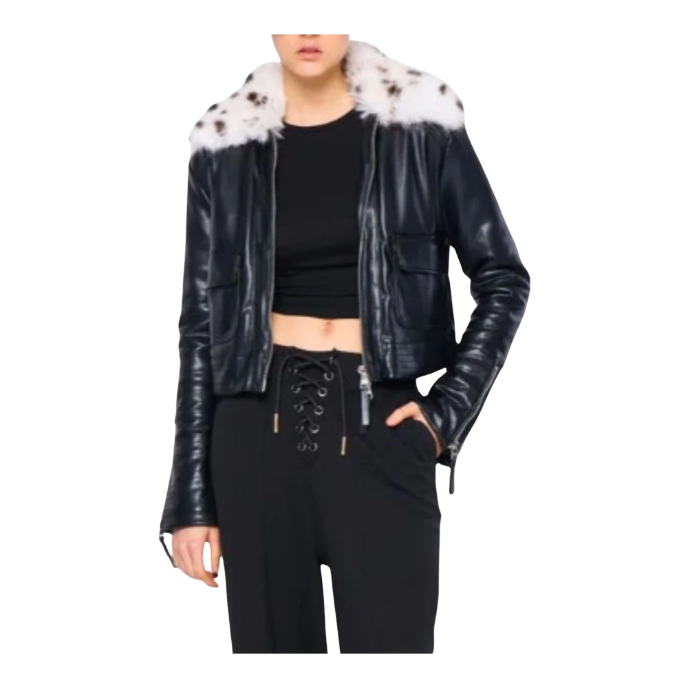 Silvian Heach Donna Nero Giacche, M, New,