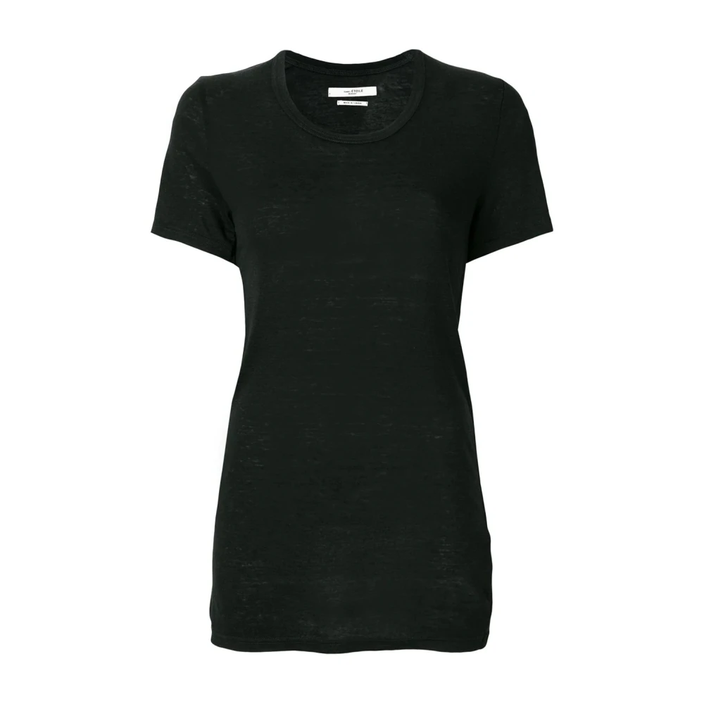 Isabel Marant Étoile Zwarte Kilian Tee Shirt Black Dames