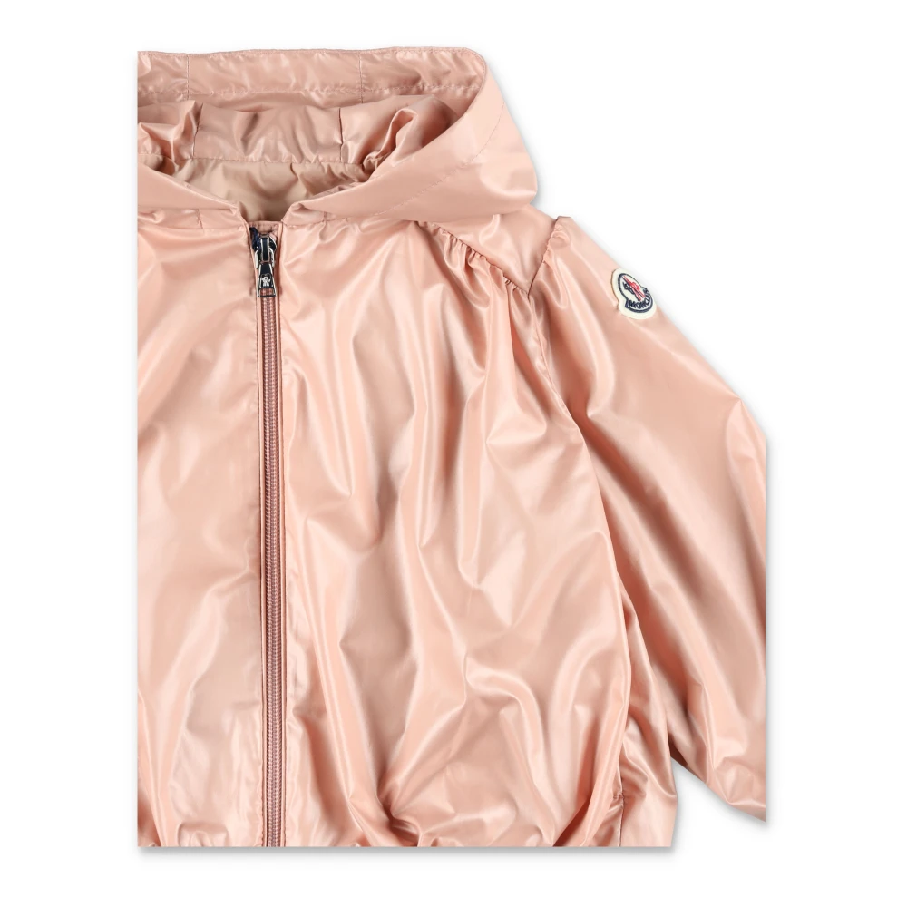 Moncler Roze Hoodie Jas Buitenkleding Meisje Pink Dames