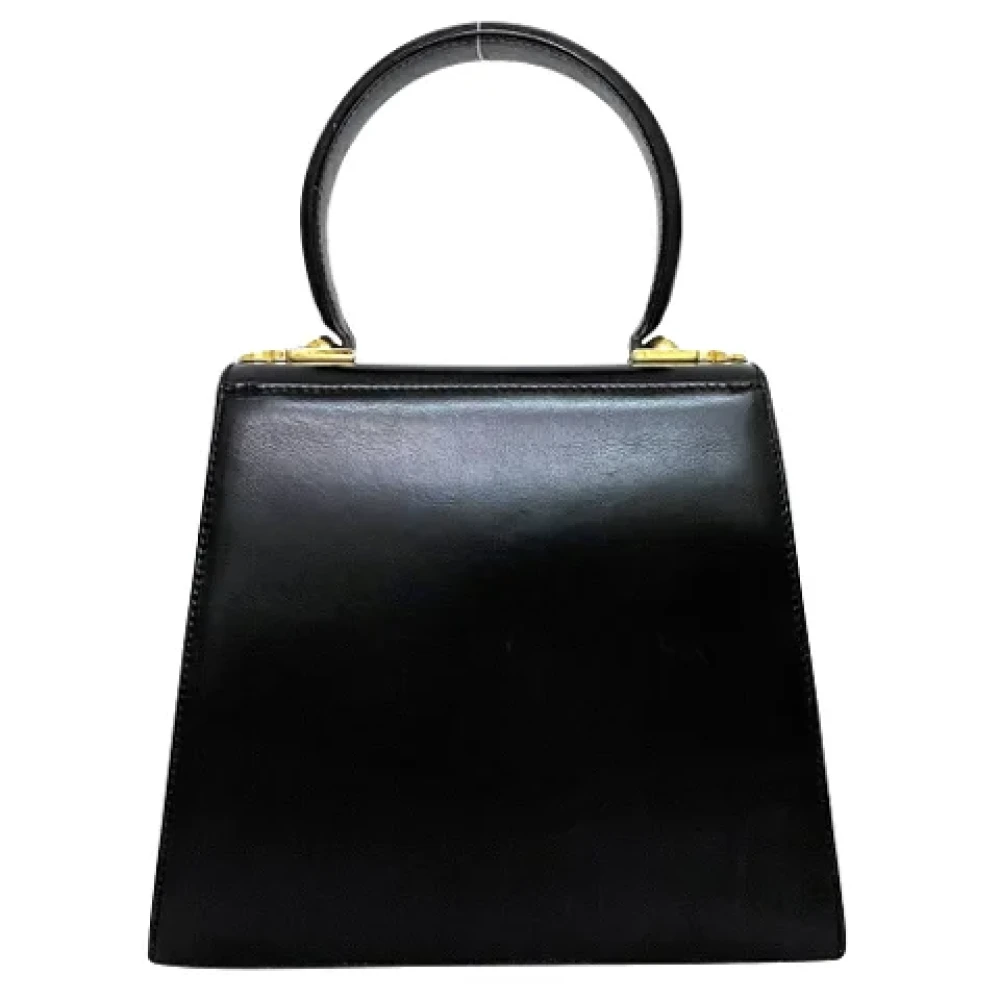 Salvatore Ferragamo Pre-owned Leather handbags Black Dames
