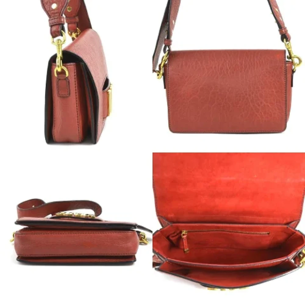 Dior Vintage Pre-owned Fabric dior-bags Red Dames