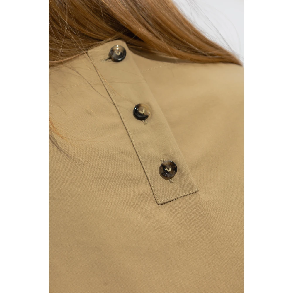Bottega Veneta Ruimvallend T-shirt Beige Dames