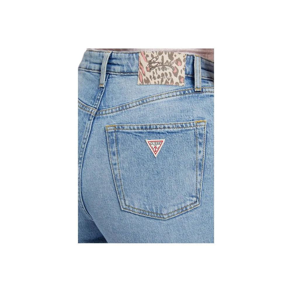 Guess Melrose Straight Jeans voor vrouwen Blue Dames