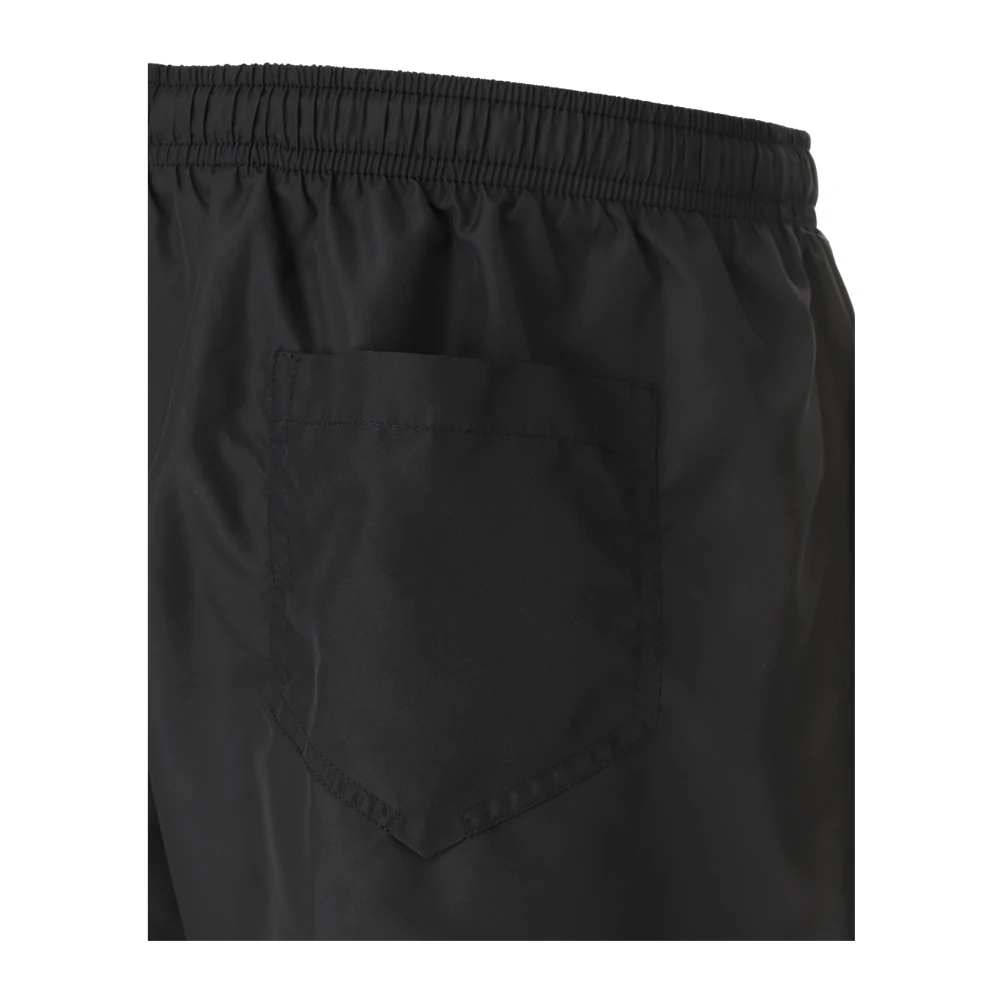 Moschino Stijlvolle zwemkleding Boxer Mare collectie Black Heren