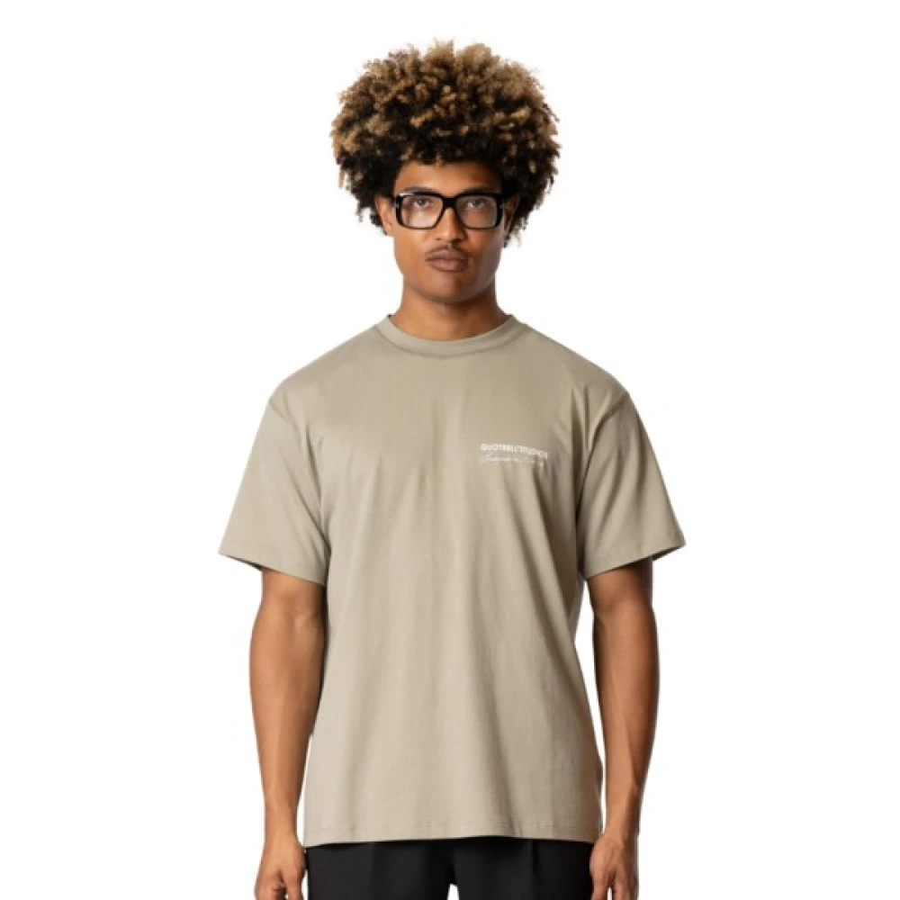 Quotrell Groen Heren T-shirt Trendy Stijl Green Heren