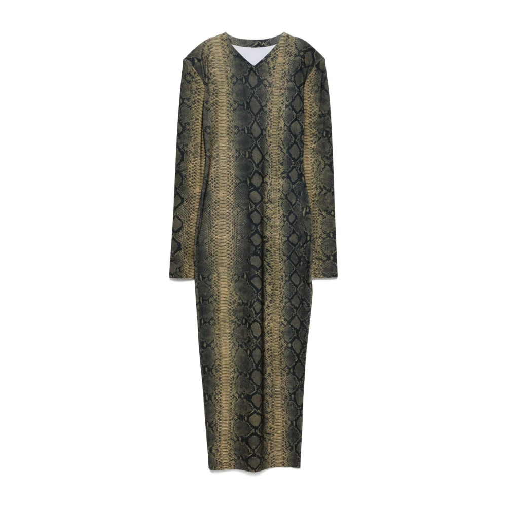 Norma Kamali Groene V-hals Lange Mouw Ondergoed Multicolor Dames