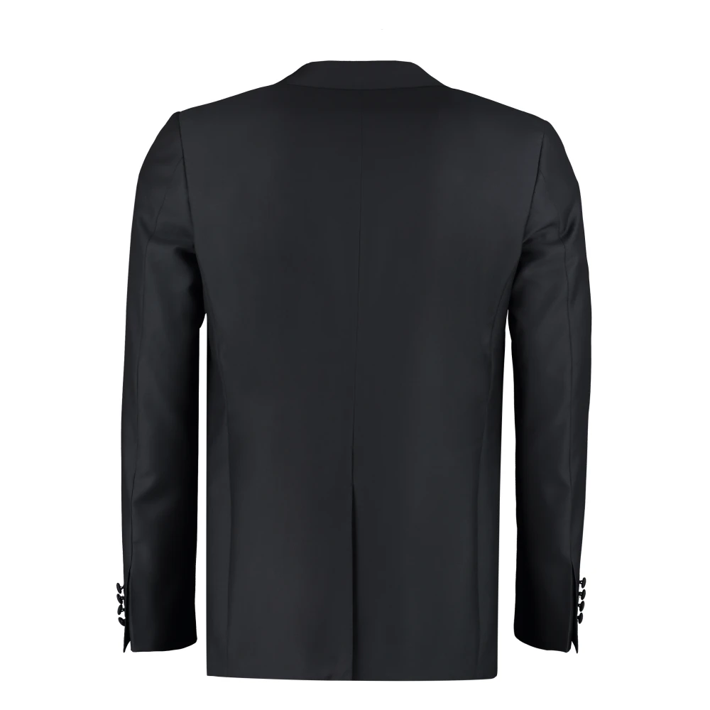 Canali Klassiek wollen pak Black Heren