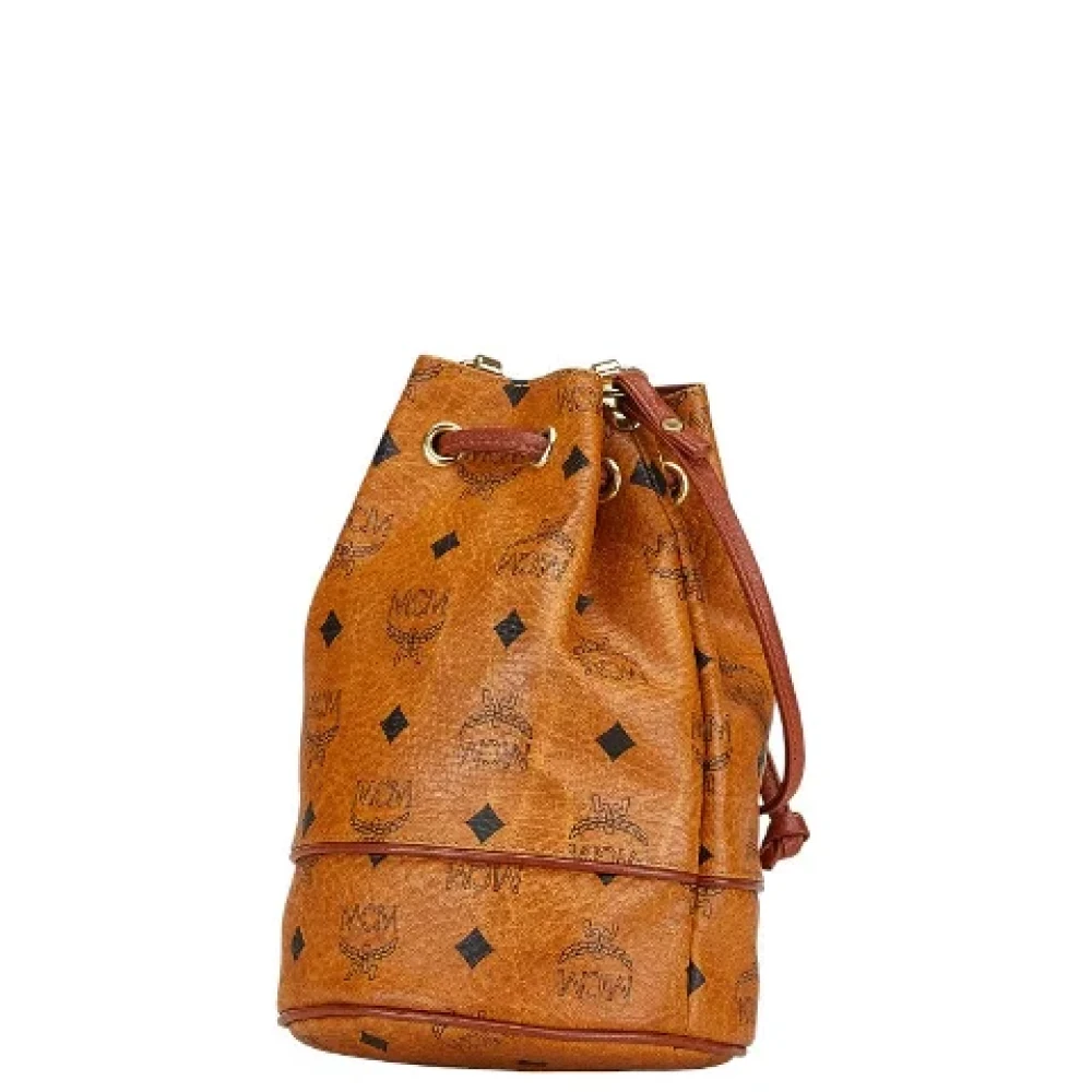 MCM Pre-owned Leather shoulder-bags Brown Dames