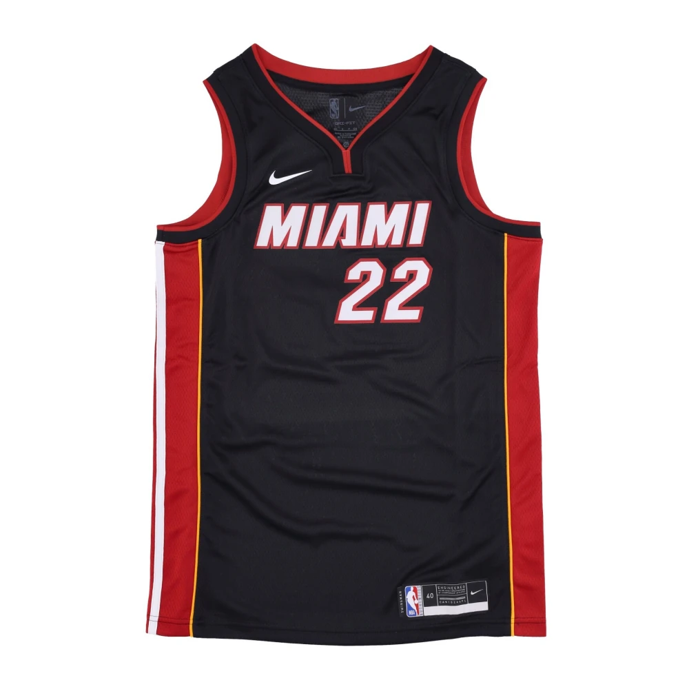 Nike Basketbalshirt NBA Swingman Jordan Icon Edition 2020 No 22 Jimmy Butler Black Heren