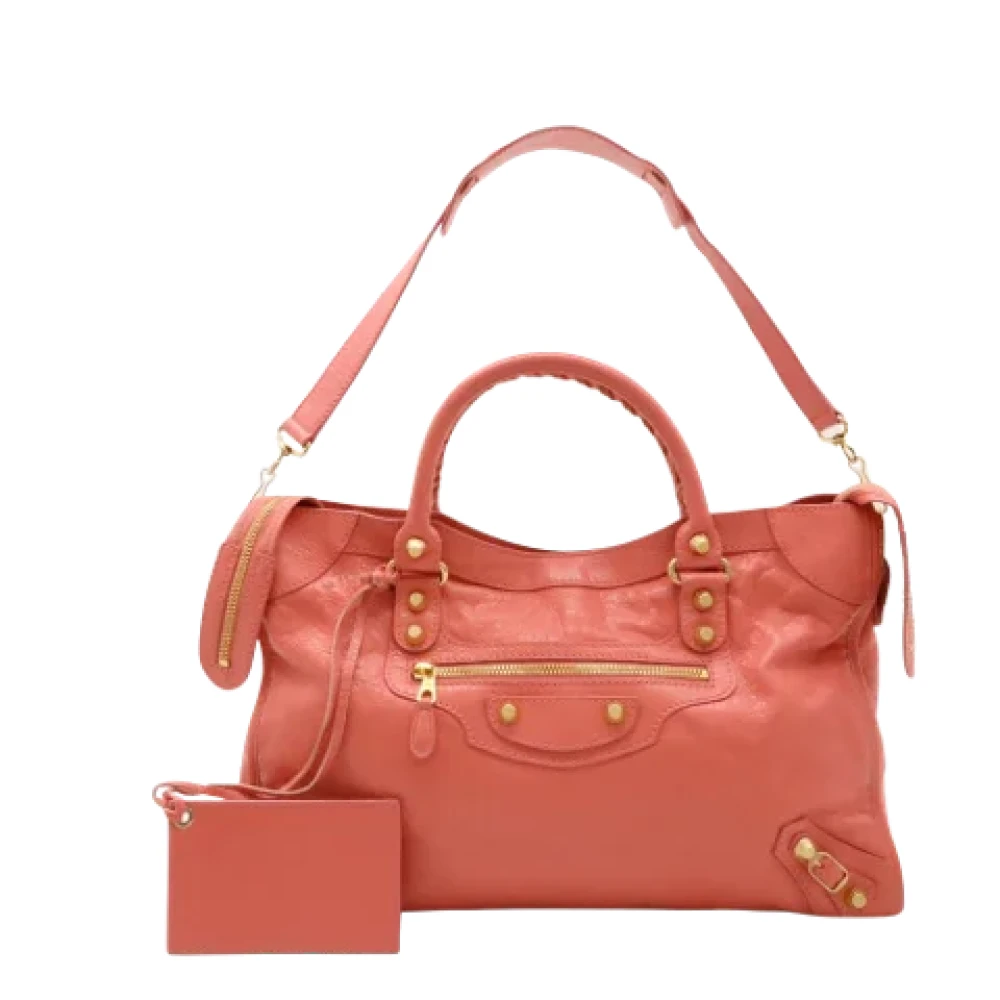 Balenciaga Vintage Pre-owned Leather balenciaga-bags Pink Dames