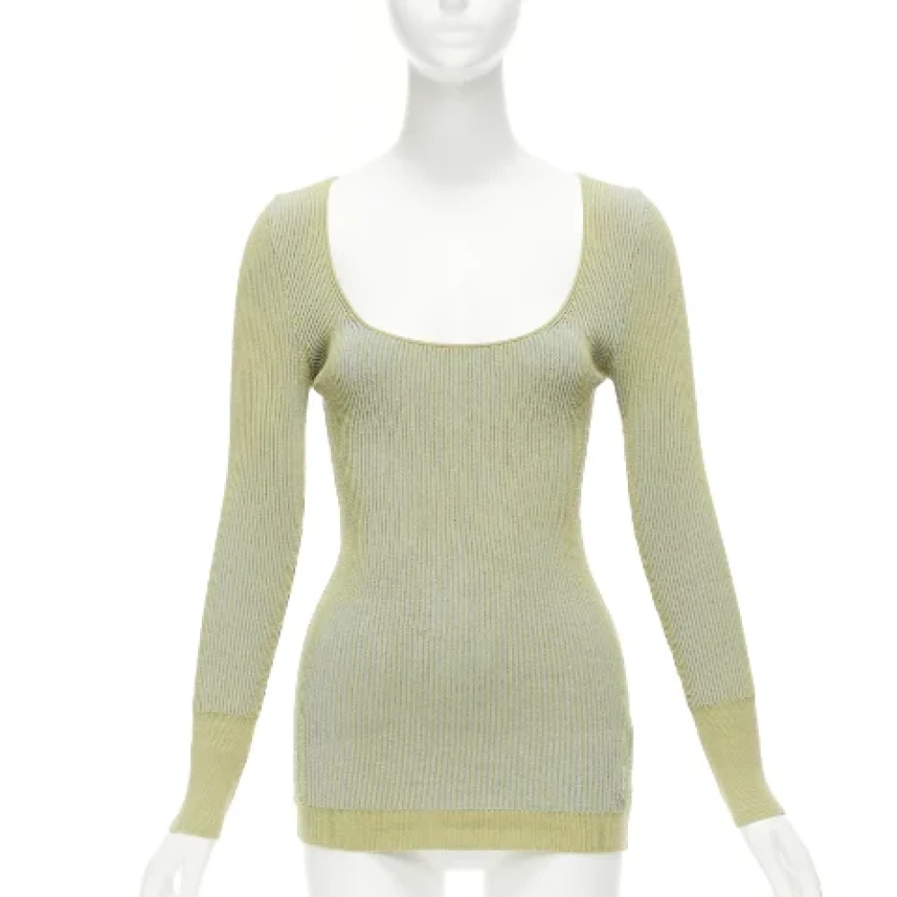 Jacquemus Pre-owned Viscose tops Green Dames