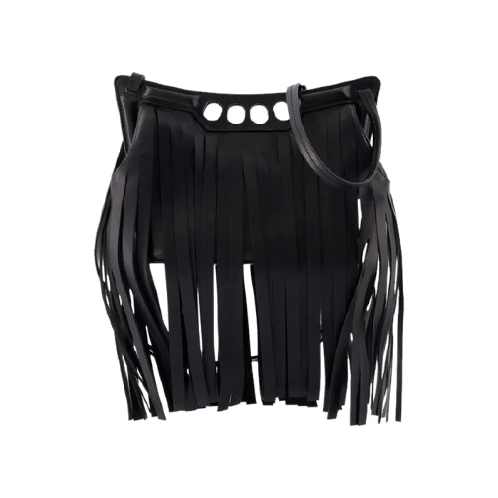 alexander mcqueen Leather shoulder-bags Black Dames