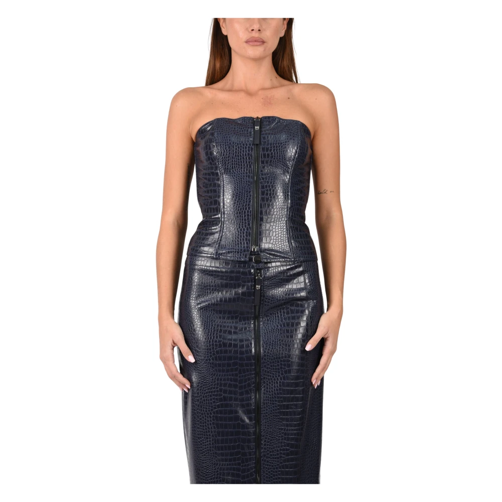 Pinko Donna Blu Top, S, New,