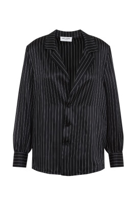 elegant-sort-silkeskjorte