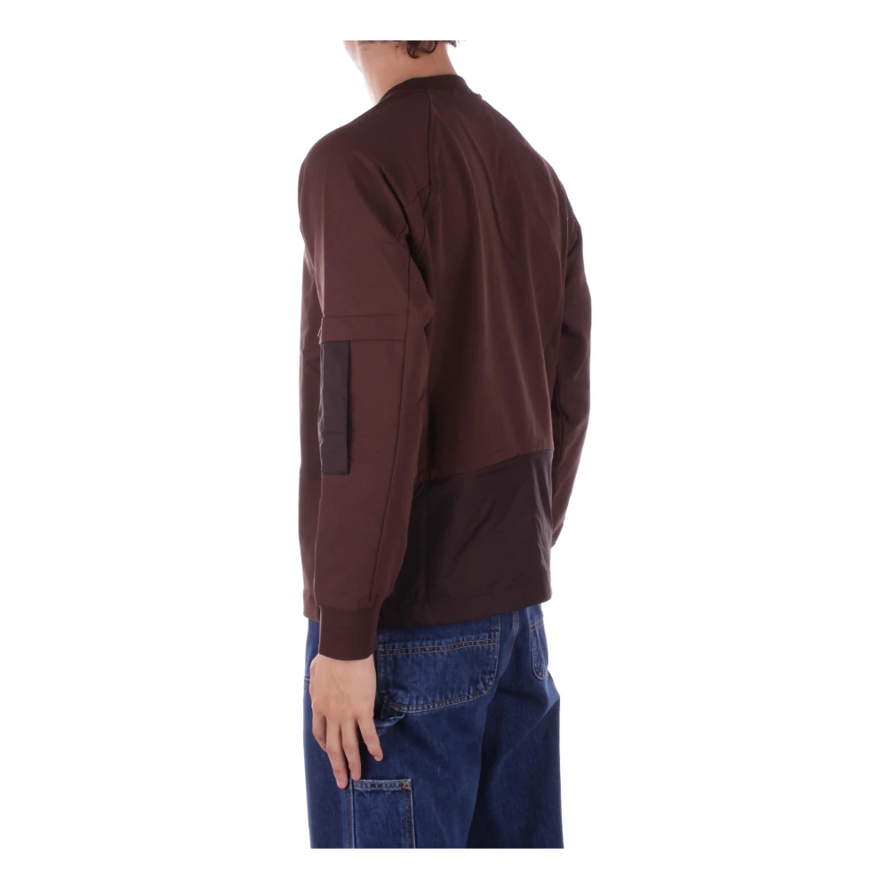 C.P. Company Bruine Metropolis Sweater met Unieke Zakken Brown Heren
