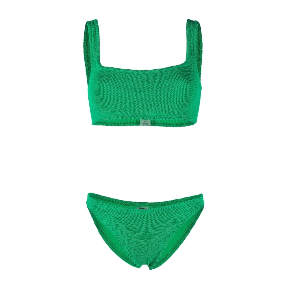 Hunza G Groene High-Waisted Bikini Set Green Dames