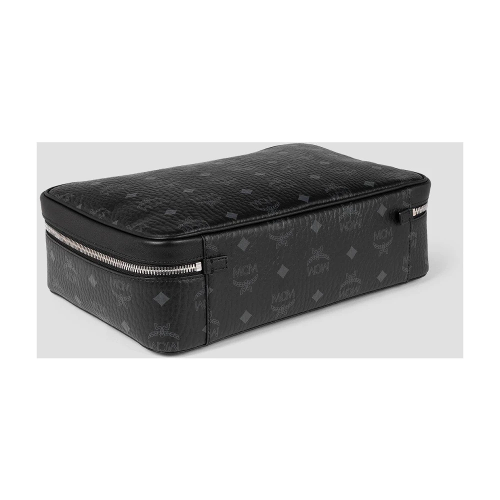 MCM Ottomar Reisetui in Visetos Black Unisex