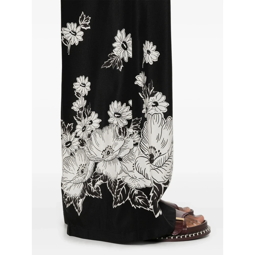 P.a.r.o.s.h. Zwarte Slim Fit Broek Black Dames