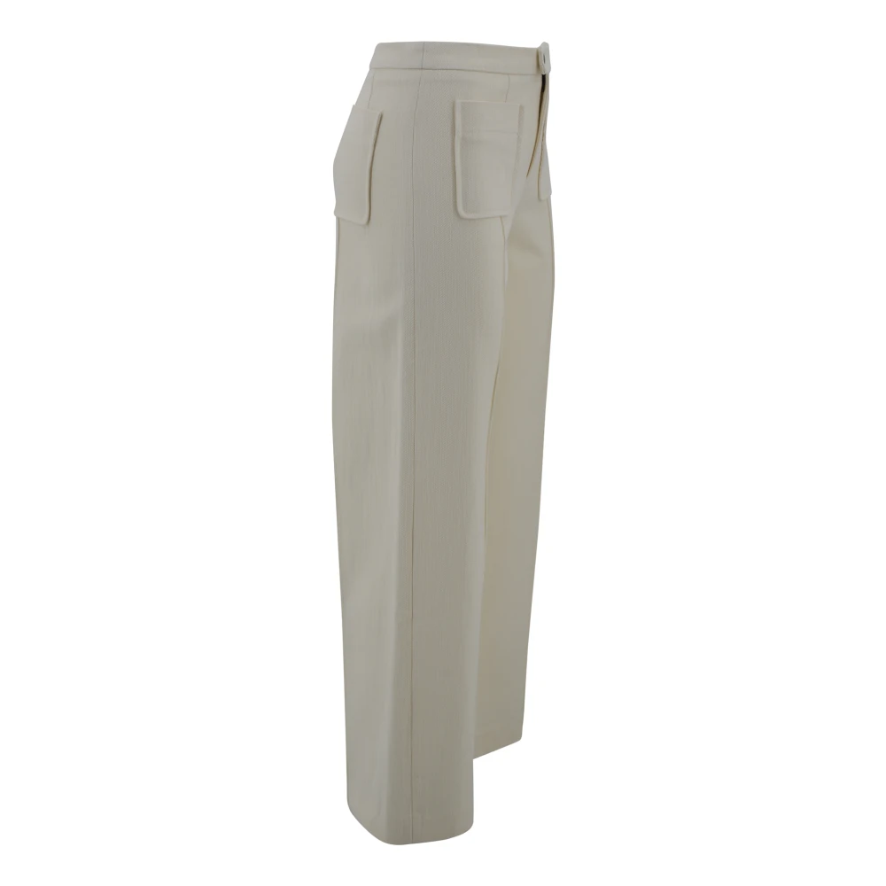 Soeur Ecru Harry Broek met Voor Sluiting Beige Dames