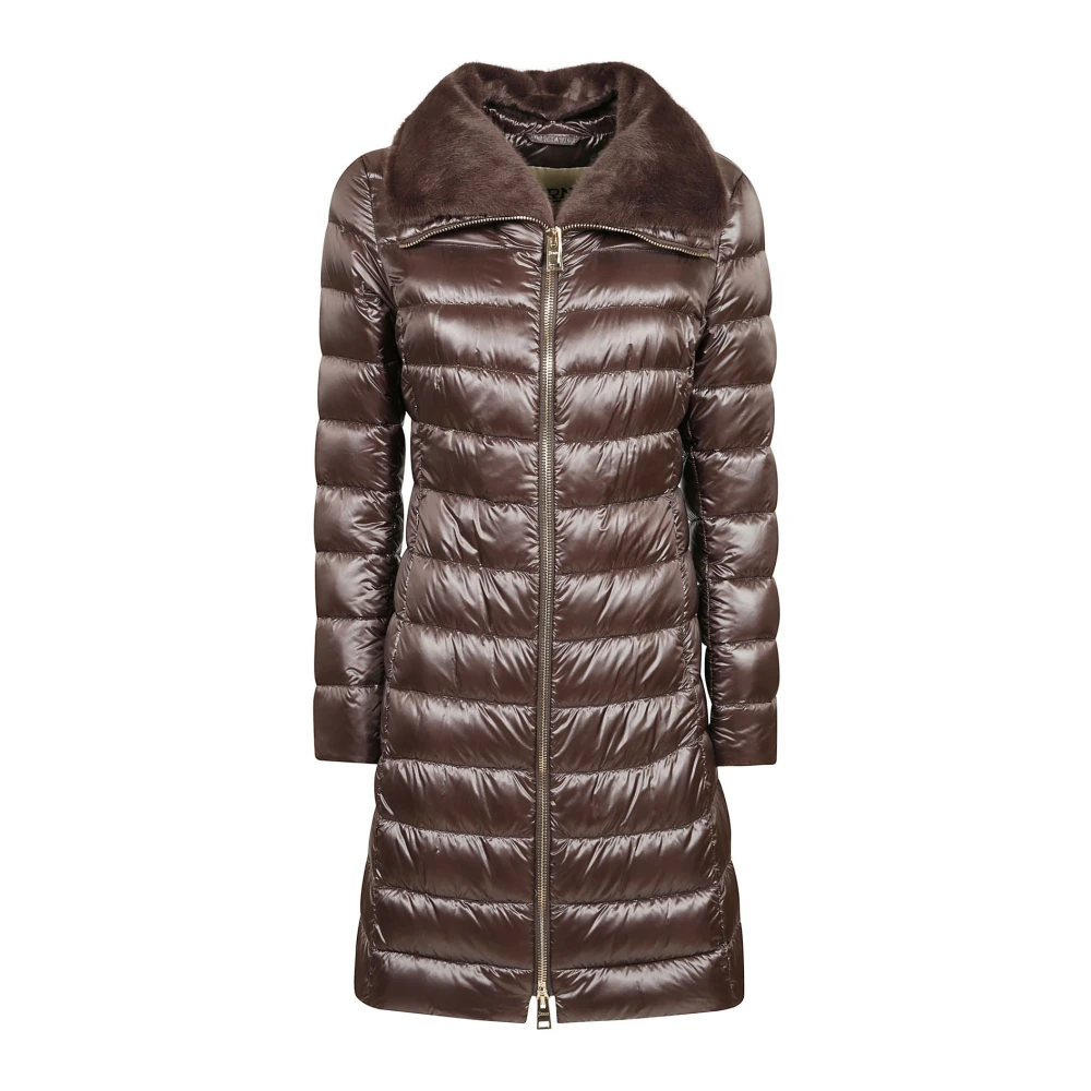 Herno Stijlvolle Elisa Damesjas Brown Dames