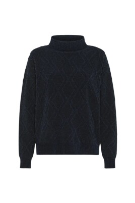 embossed-chenille-turtleneck-sweater