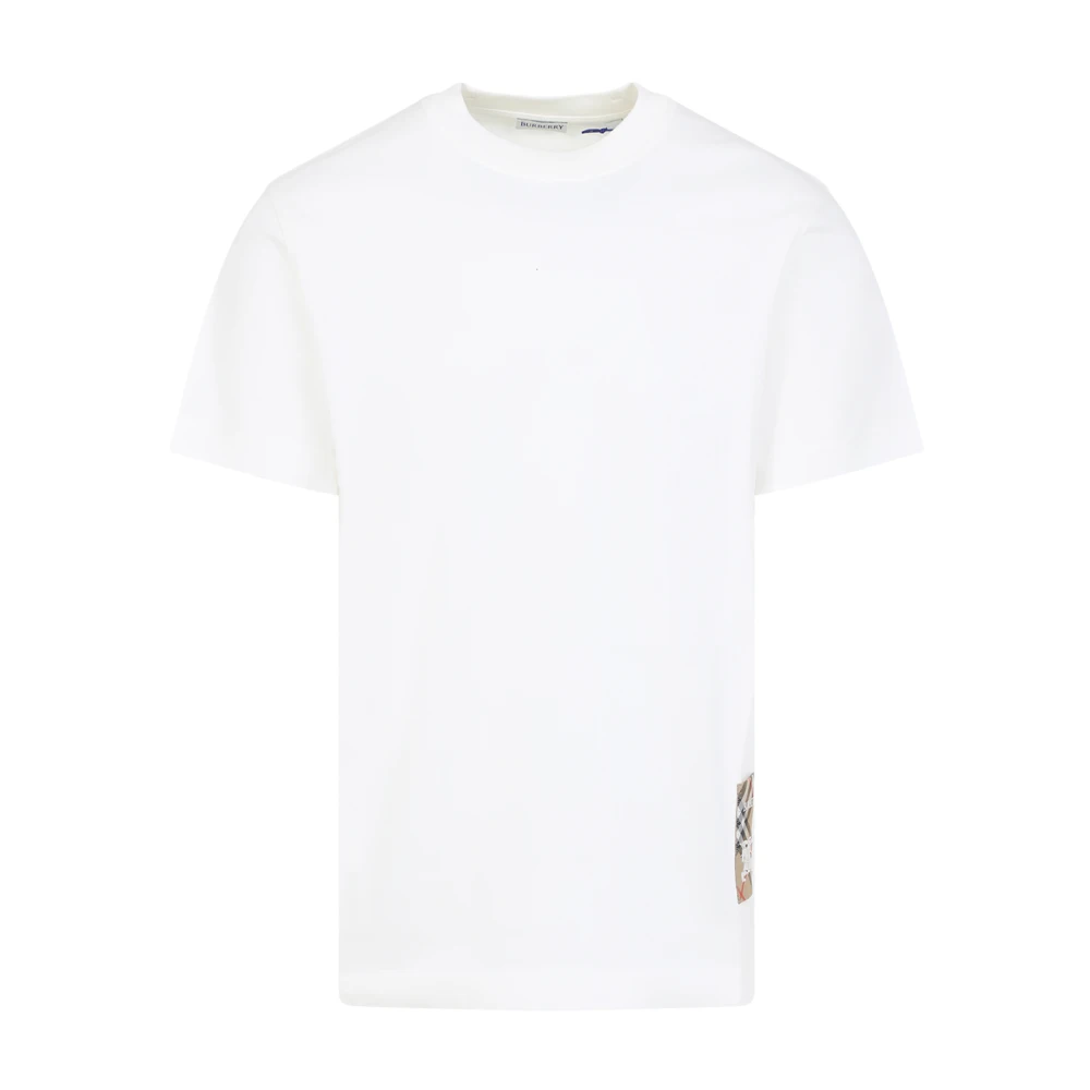 Burberry Krijt T-shirt voor een stijlvolle look White Heren