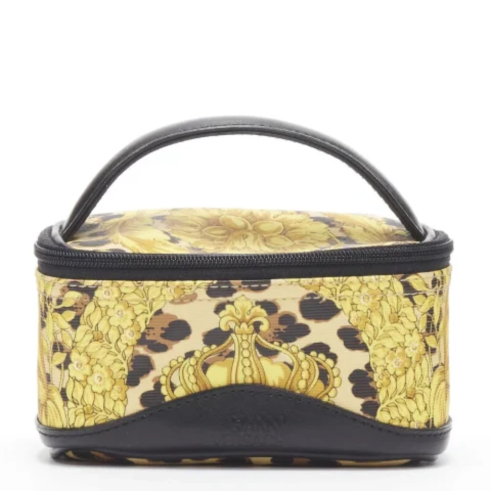 Versace Pre-owned Fabric handbags Yellow Dames