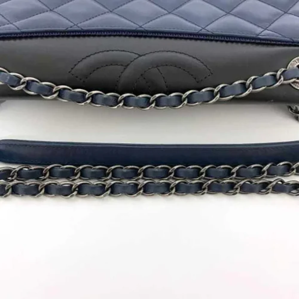 Chanel Vintage Pre-owned Fabric chanel-bags Blue Dames