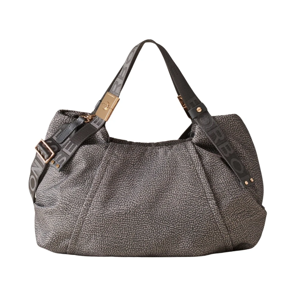 Borbonese Klei Grijs Handtas Gray Dames