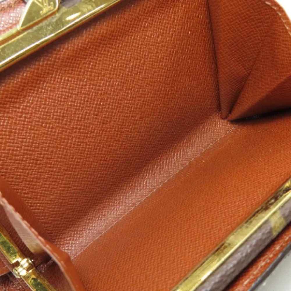 Louis Vuitton Vintage Pre-owned Canvas wallets Brown Dames