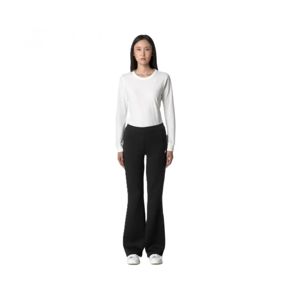 K-way Polyester Broek Black Dames