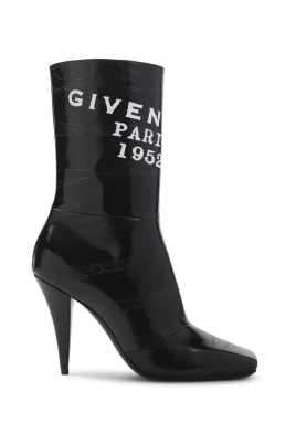 Sliced Square Tape Ankle Boots