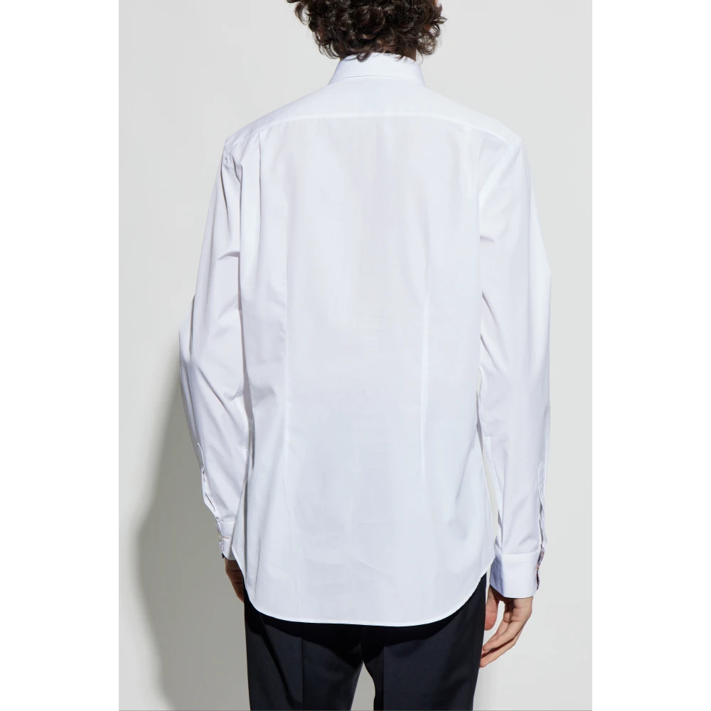 Paul Smith Katoenen shirt White Heren
