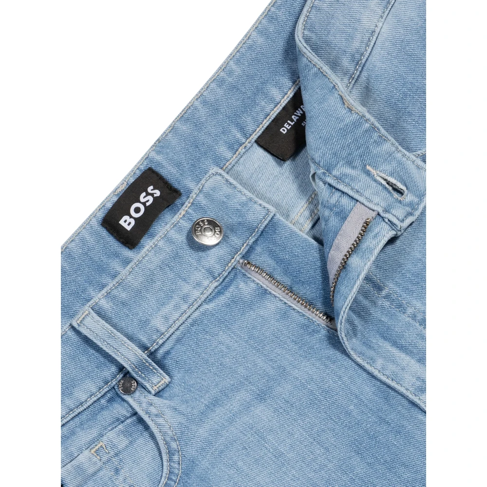 Hugo Boss Stretch slim fit jeans 'C-Delaware' Blue Heren