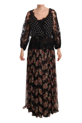 black-lace-floral-polka-maxi-capri-dress