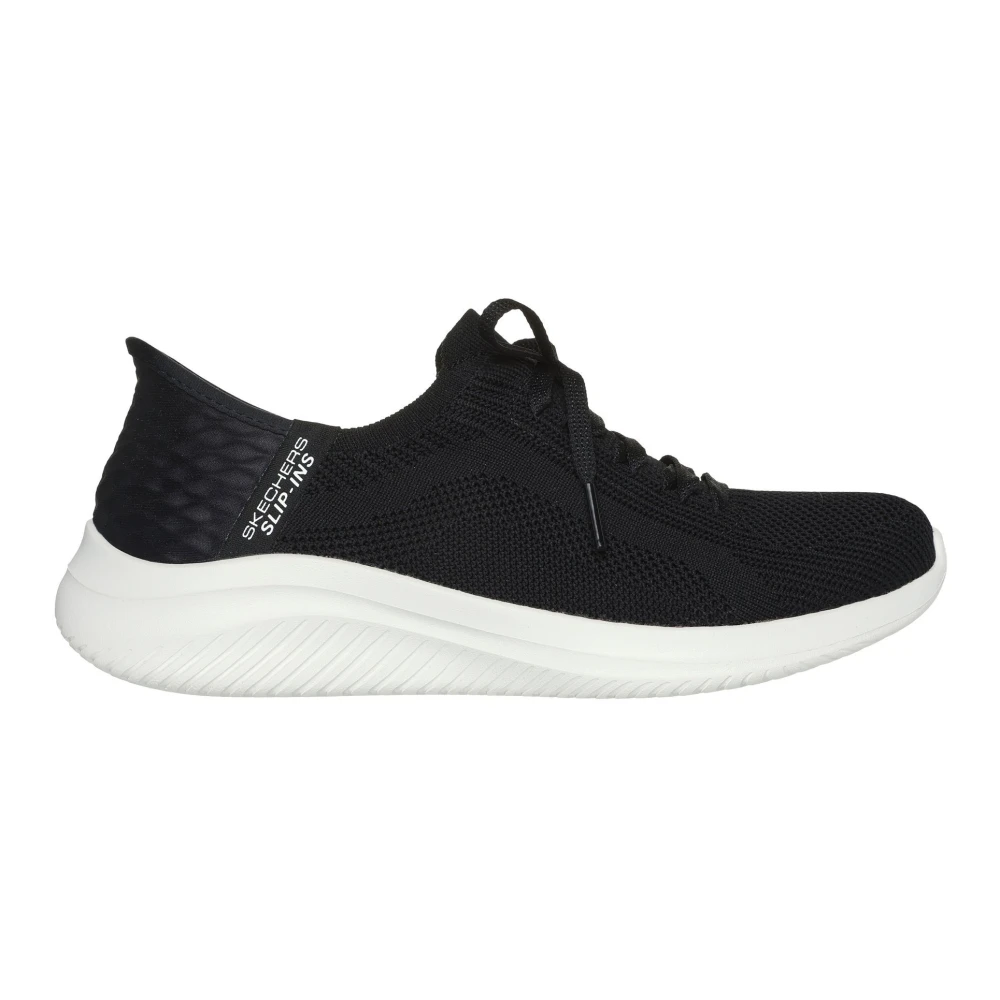 Skechers Black Sneakers, Female, 7 Uk, Ultra Flex Trainers