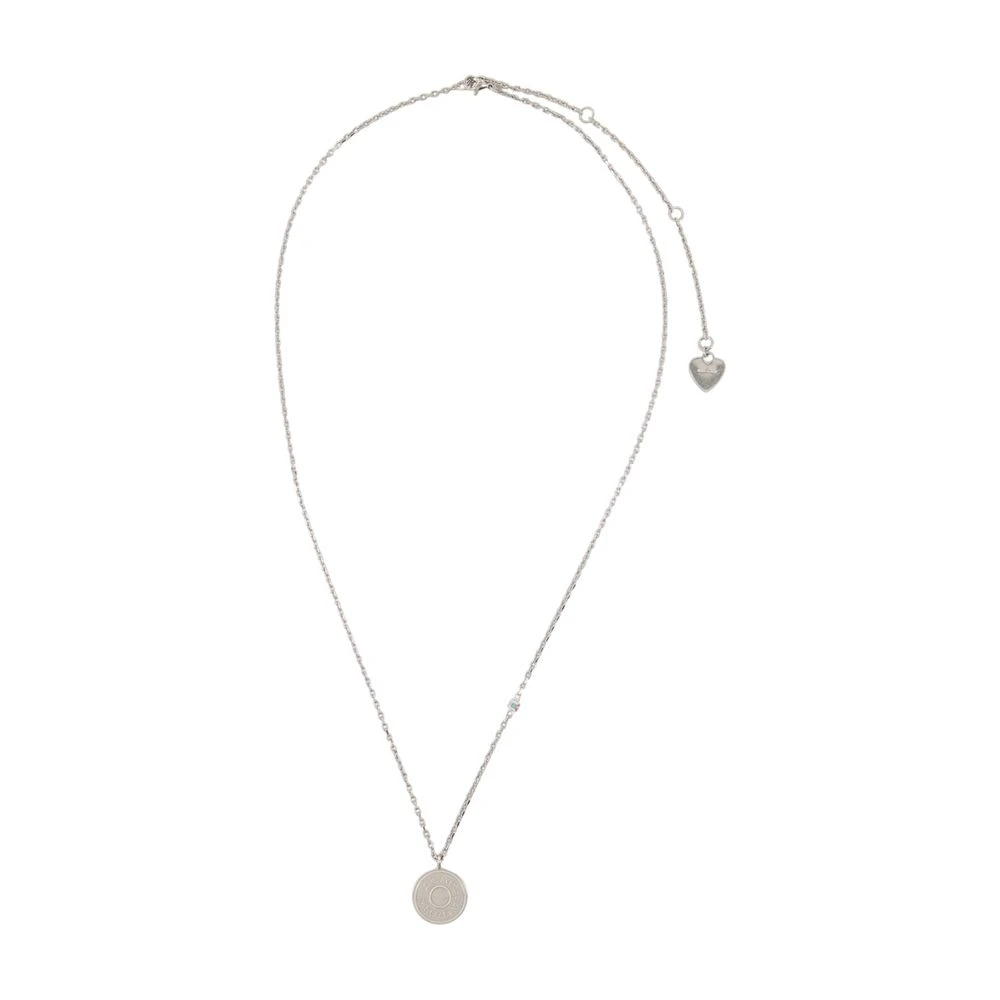 Acne Studios Women's Silver Rivet Denim Necklace - Brass