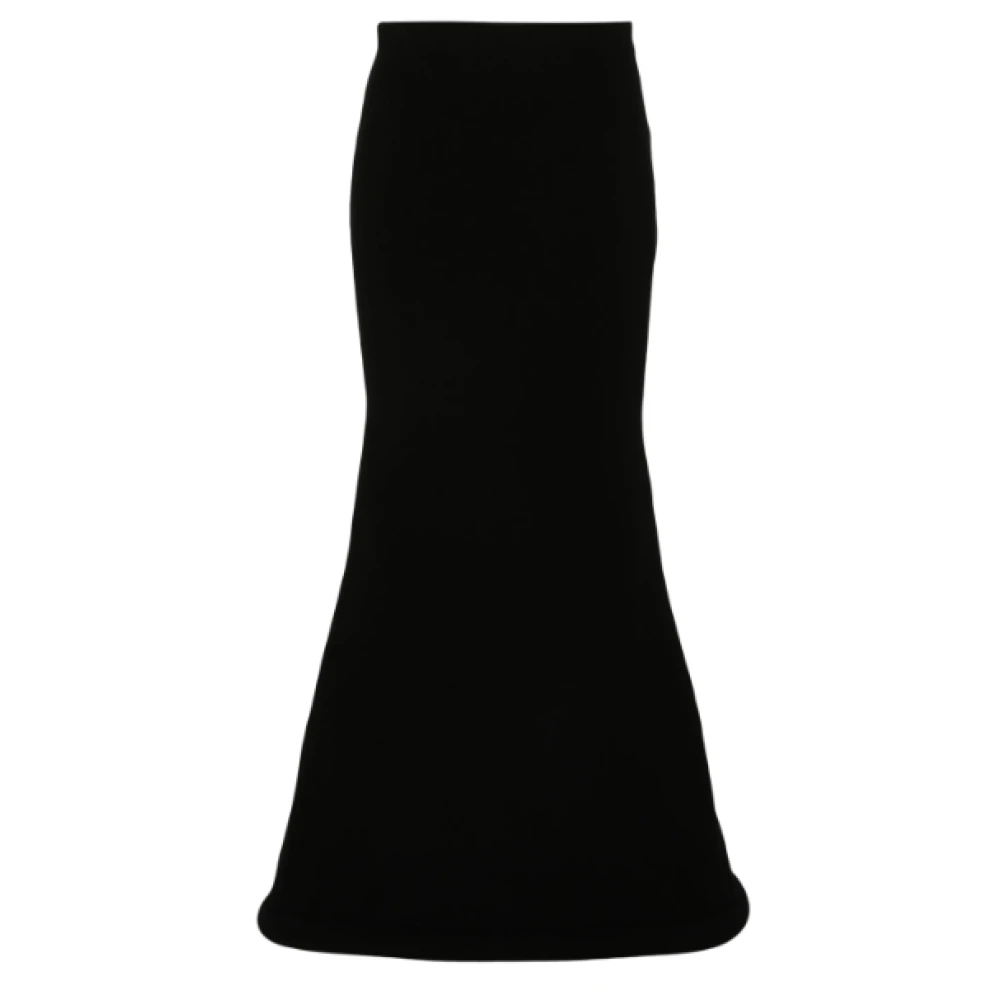 Jean Paul Gaultier Zwarte lange rok met schuimdetail Black Dames