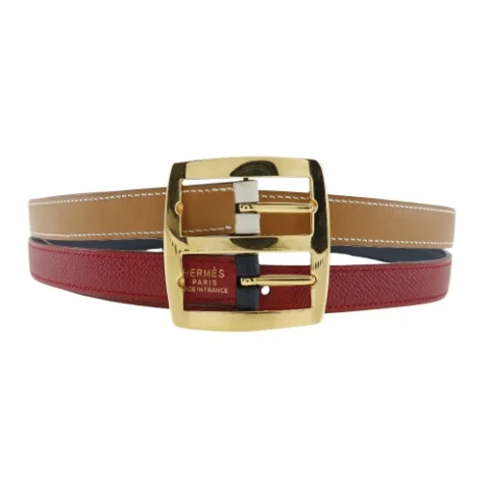 Hermès Vintage Pre-owned Fabric belts White Dames