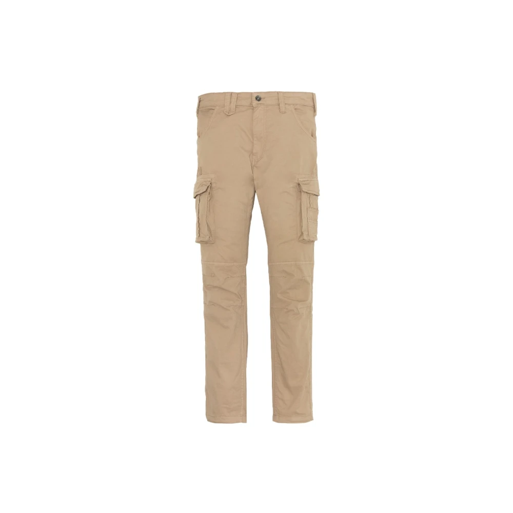 Schott NYC Cargo broek met meerdere zakken Beige Heren