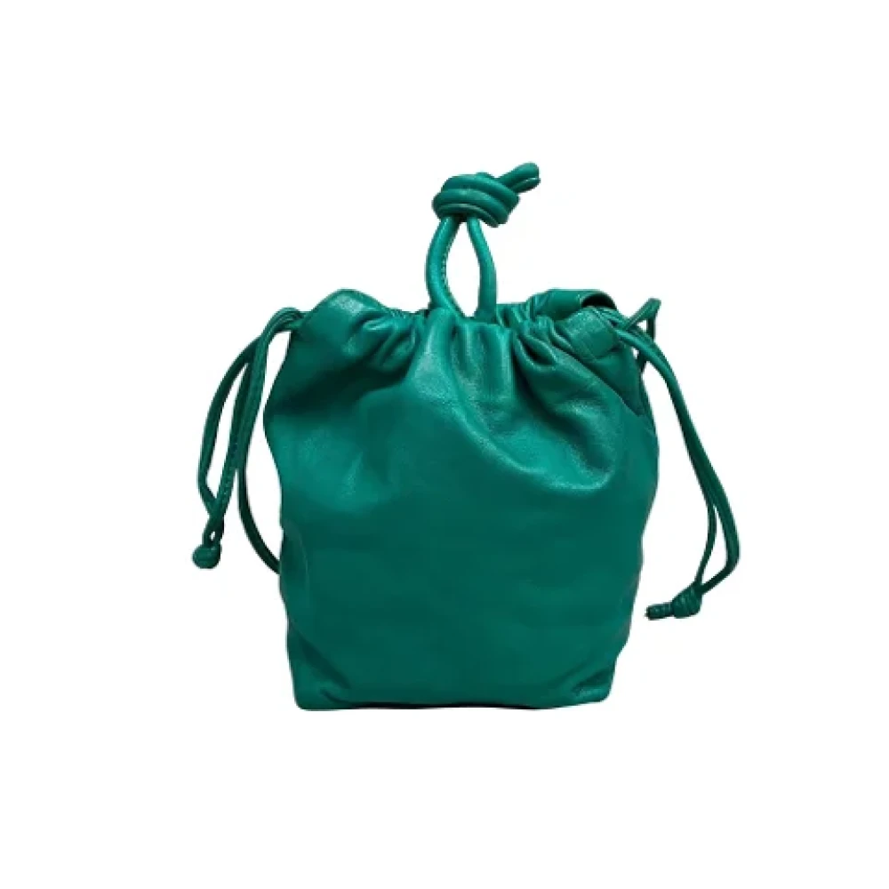 Loewe Pre-owned Leather shoulder-bags Green Dames