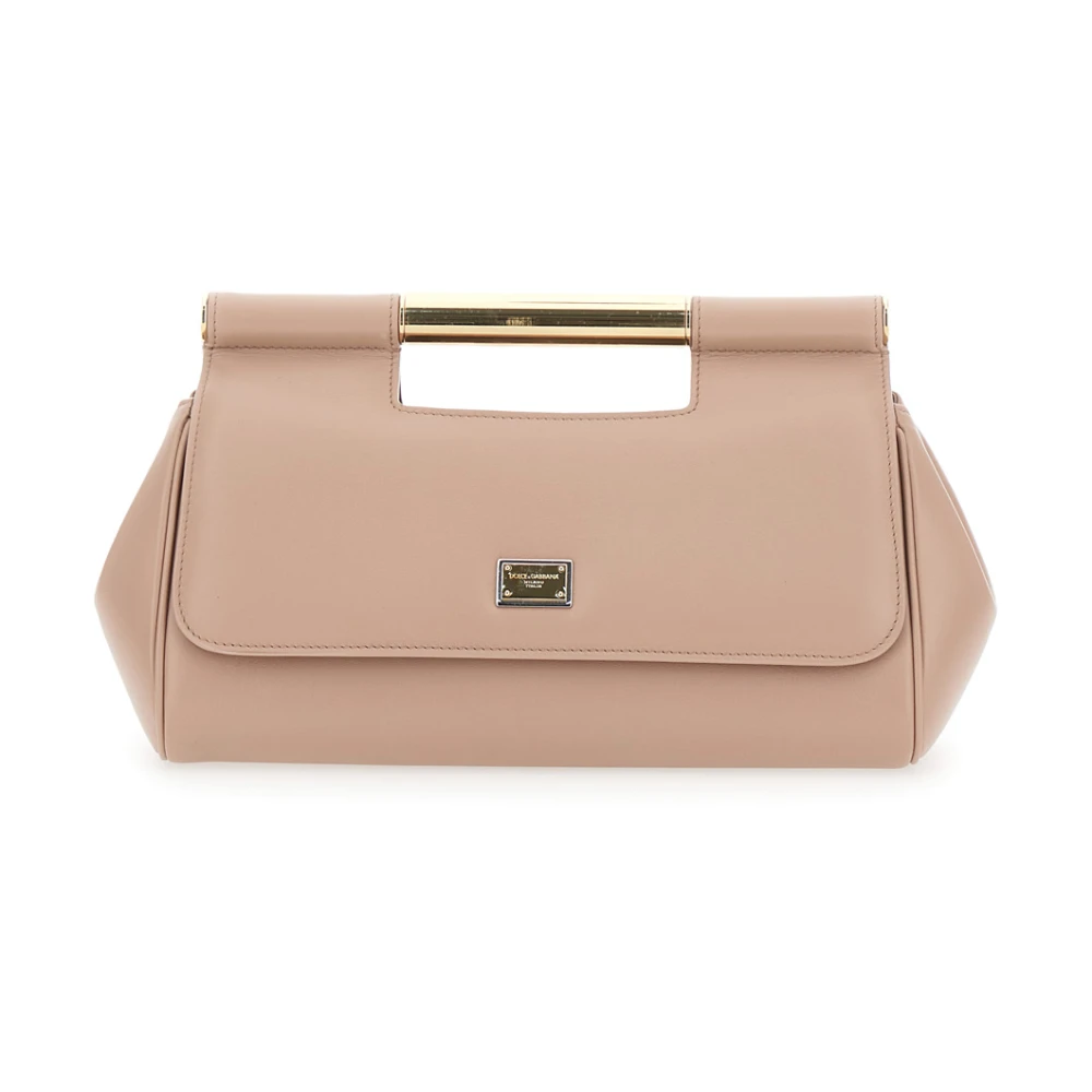 Dolce & Gabbana Beige Sicily Tas Beige Dames