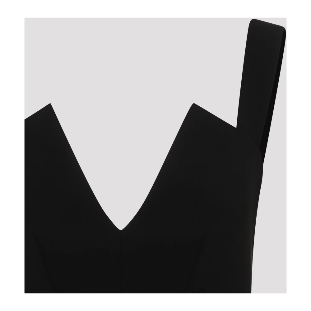 Givenchy Zwarte Acetaat Mini Jurk Black Dames