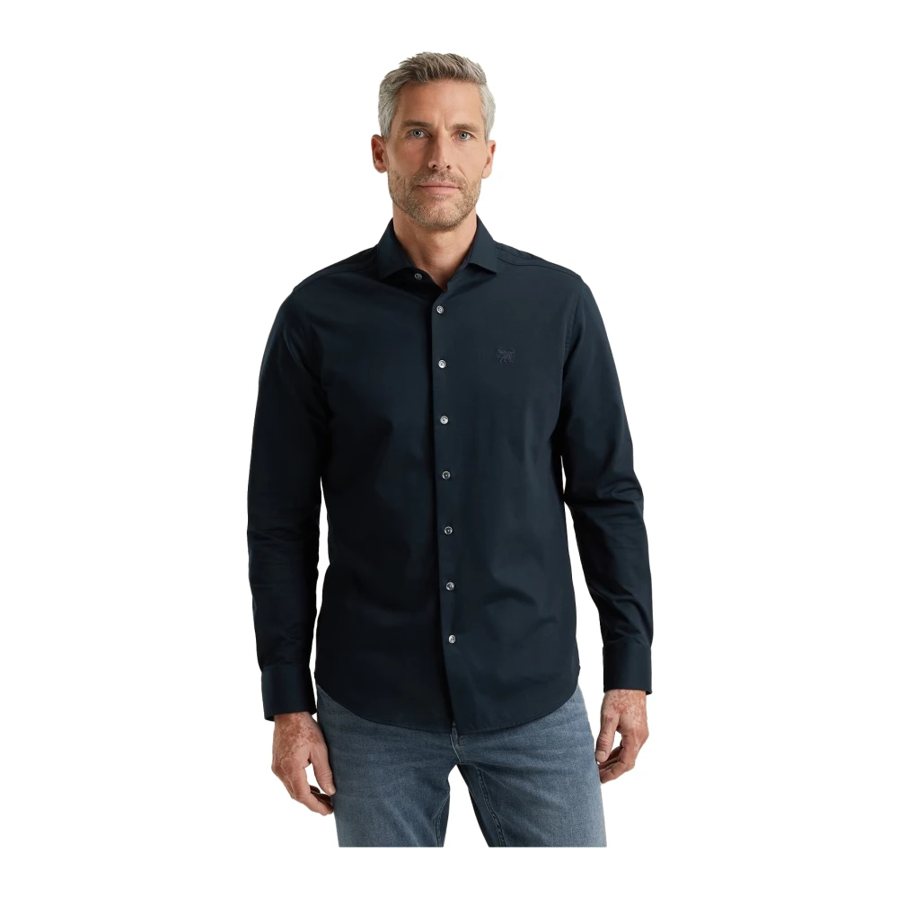 Vanguard Casual donkerblauw overhemd Blue Heren