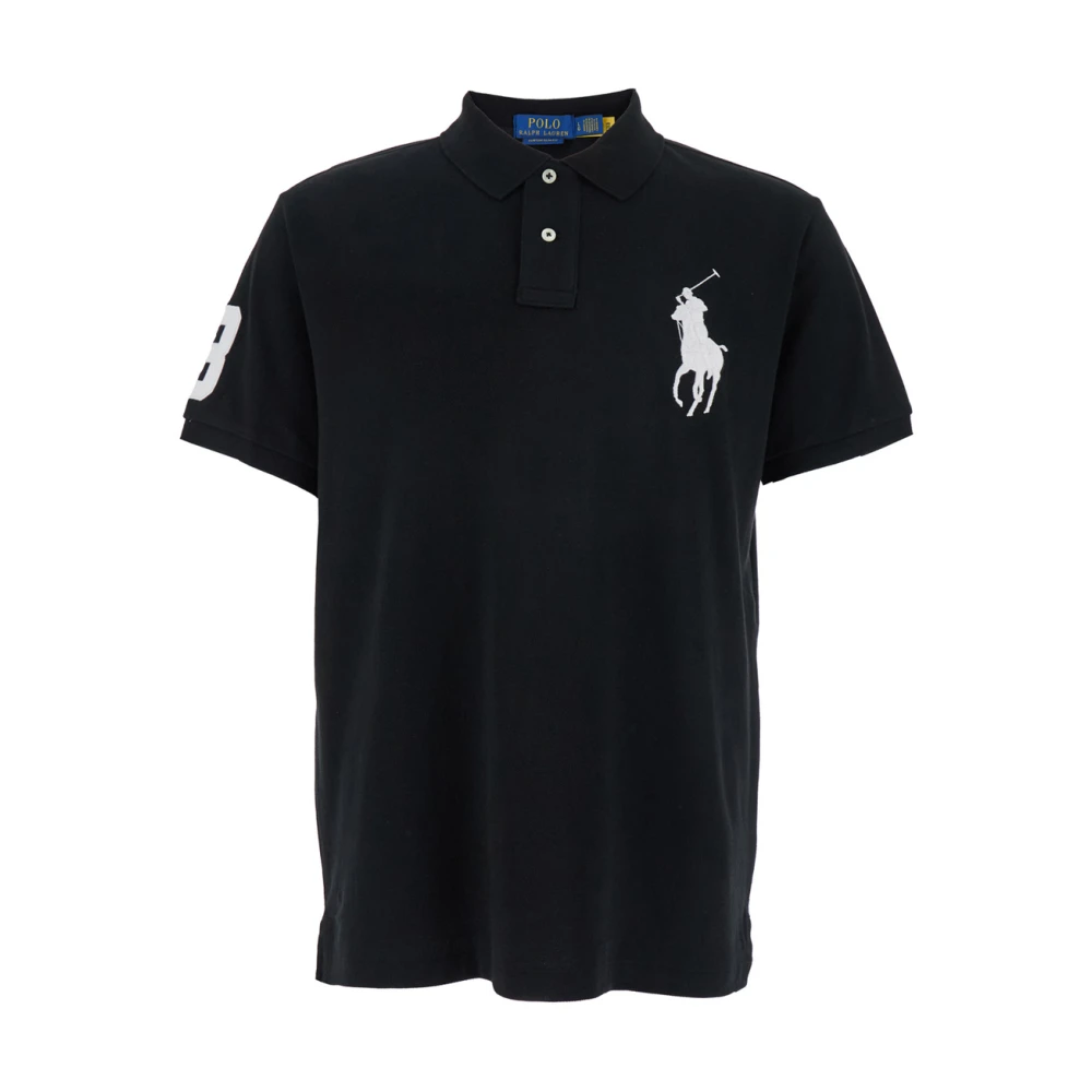 Polo Ralph Lauren Uomo Nero Top, M, New,