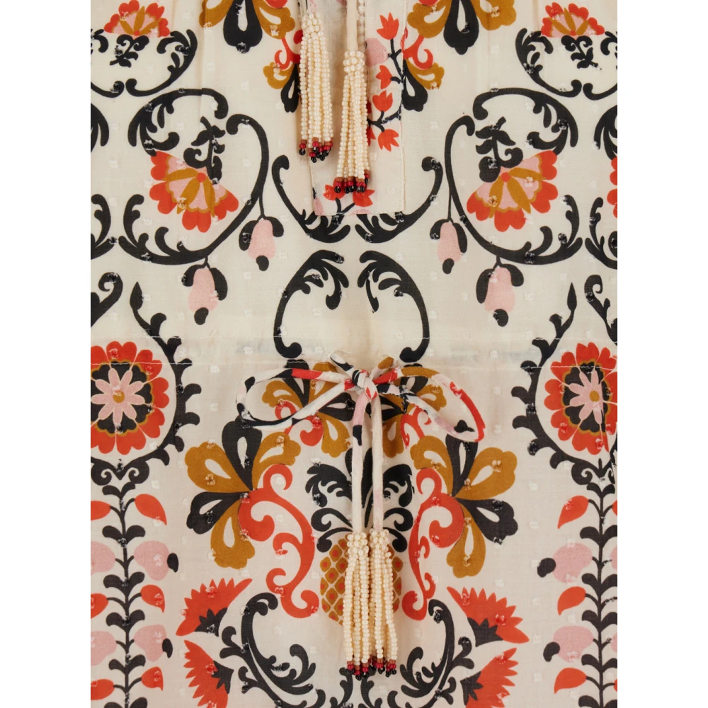 Farm Rio Mandala Bloemen Mini Jurk Multicolor Katoen Multicolor Dames